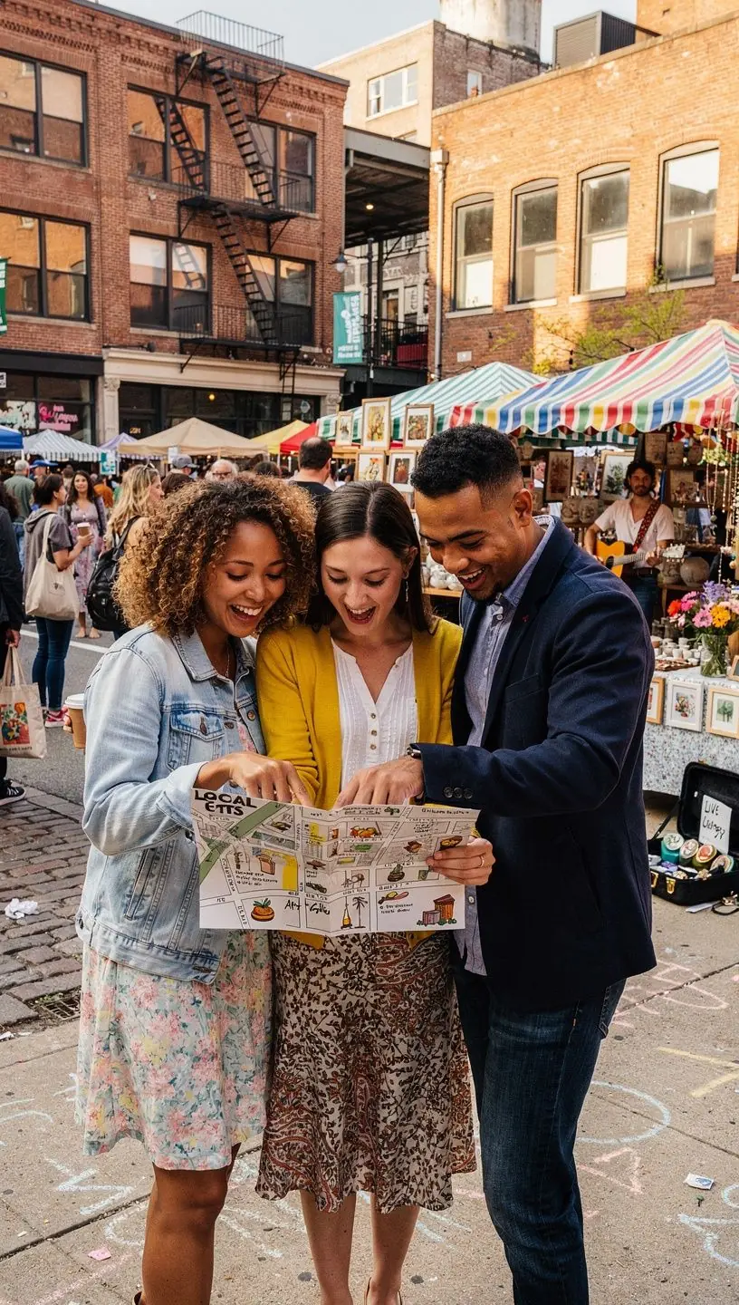 Rodzina spędzająca czas na pikniku w pięknej scenerii amerykańskiego krajobrazu.